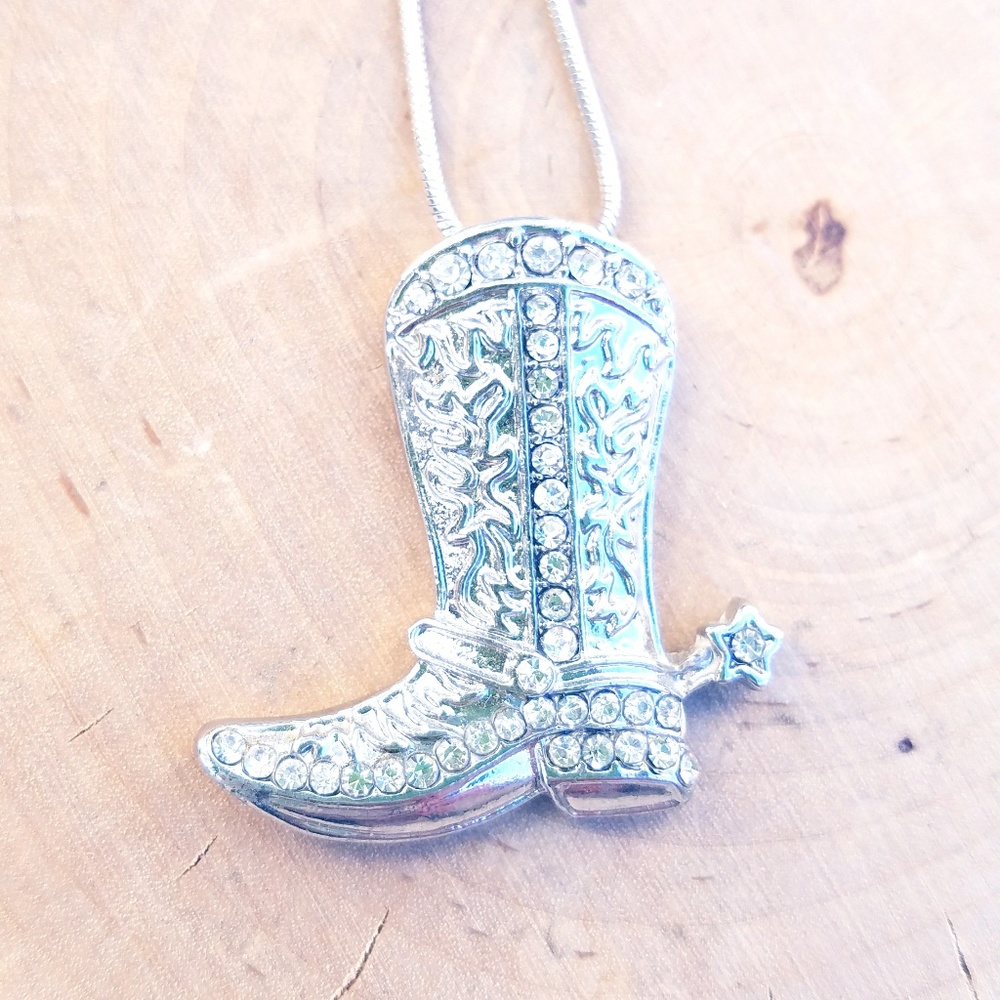 Cowboy Boot necklace